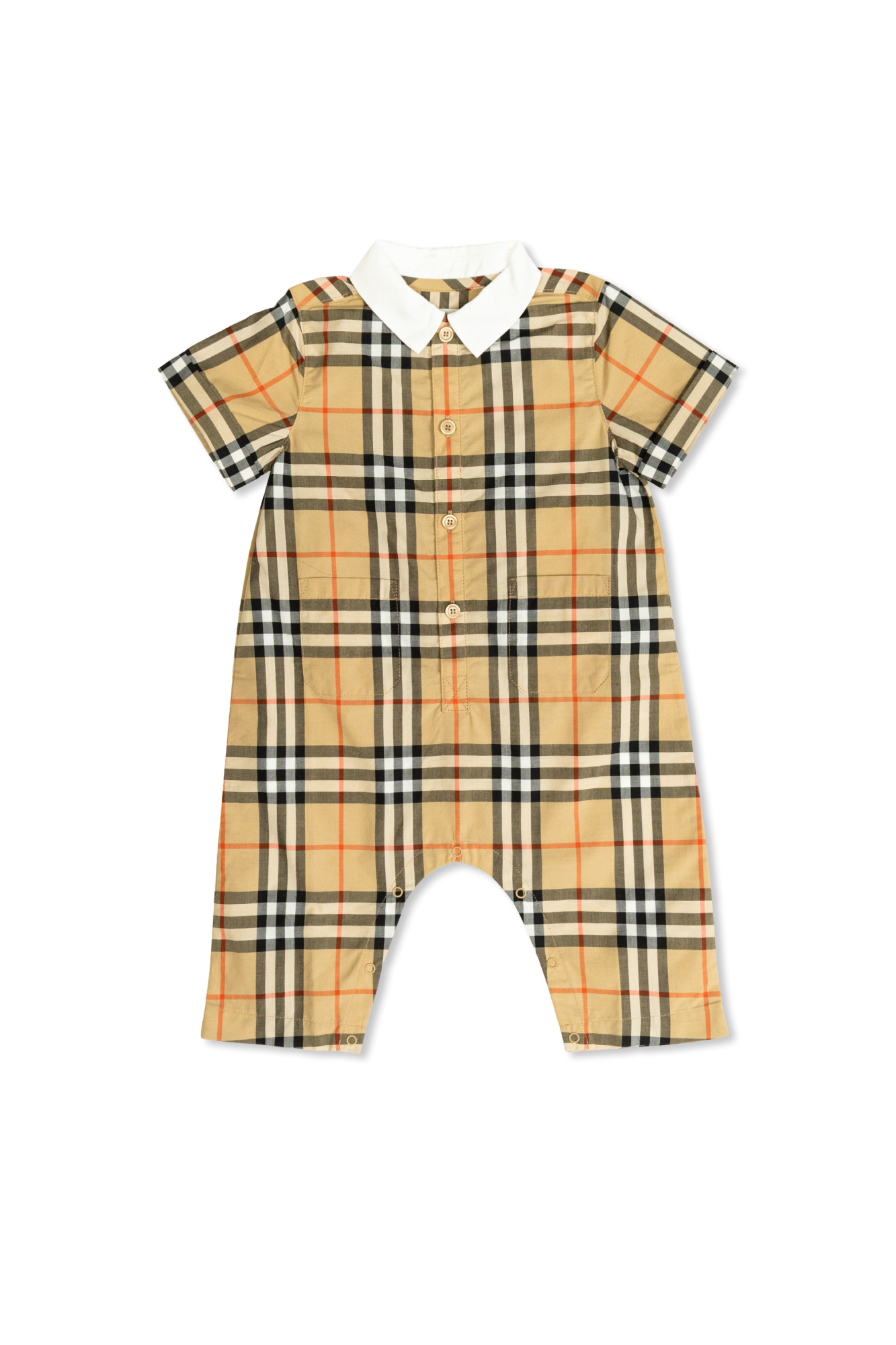 Beige Baby sleepsuit Burberry Kids - Vitkac GB